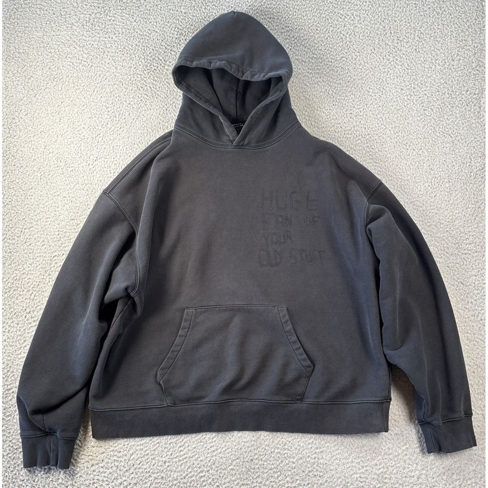 Drake Related Hoodie Mens XL IYRTITL Honestly Nevermind Faded Black/Black